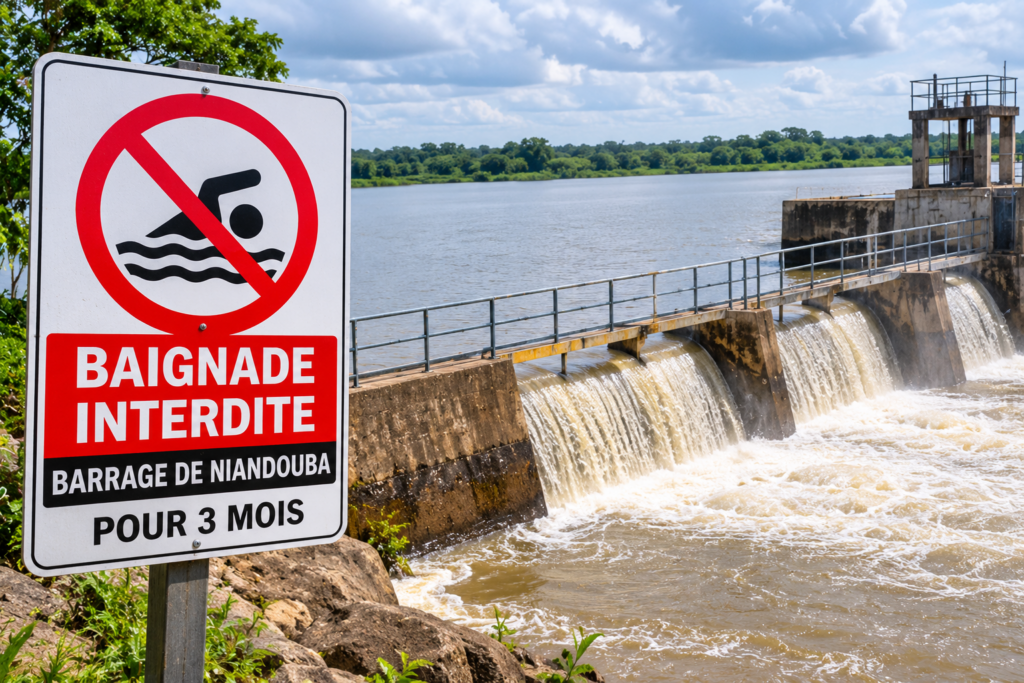Barrage de Niandouba _ baignade interdite
